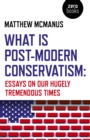 What Is Post-Modern Conservatism : Essays On Our Hugely Tremendous Times - Book
