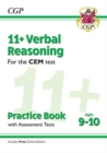11+ CEM Verbal Reasoning Practice Book & Assessment Tests - Ages 9-10 (with Online Edition) - Book