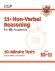 11+ GL 10-Minute Tests: Non-Verbal Reasoning - Ages 10-11 Book 1 (with Online Edition) - Book