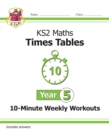 KS2 Year 5 Maths Times Tables 10-Minute Weekly Workouts - Book