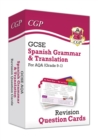 GCSE AQA Spanish: Grammar & Translation Revision Question Cards (For exams in 2025) - Book
