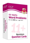 11+ CEM Revision Question Cards: Maths Word Problems - Ages 10-11: for the 2024 exams - Book