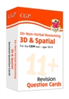 11+ CEM Revision Question Cards: Non-Verbal Reasoning 3D & Spatial - Ages 10-11: for the 2024 exams - Book