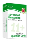 11+ CEM Revision Question Cards: Verbal Reasoning - Ages 9-10 - Book
