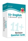 11+ GL Revision Question Cards: English - Ages 9-10 - Book