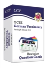 GCSE AQA German: Vocabulary Revision Question Cards (For exams in 2025) - Book