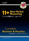 11+ CEM Non-Verbal Reasoning Complete Revision and Practice - Ages 10-11 (with Online Edition): for the 2024 exams - Book