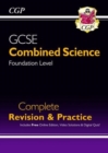 GCSE Combined Science Foundation Complete Revision & Practice w/ Online Ed, Videos & Quizzes - Book