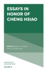 Essays in Honor of Cheng Hsiao - Book