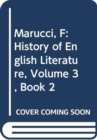 History of English Literature, Volume 3, Book 2 : From the Metaphysicals to the Romantics - Book