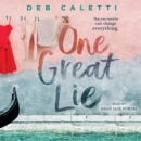 One Great Lie - eAudiobook