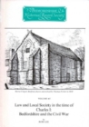Law and local society in the time of Charles I: Bedfordshire and the Civil War - eBook
