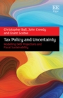 Tax Policy and Uncertainty : Modelling Debt Projections and Fiscal Sustainability - eBook