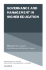 Governance and Management in Higher Education - Book