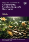 Research Handbook on Environmental, Social and Corporate Governance - eBook