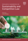 Research Handbook on Sustainability and Competition Law - eBook