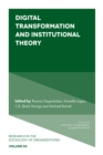 Digital Transformation and Institutional Theory - Book