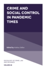 Crime and Social Control in Pandemic Times - Book