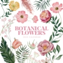 Botanical Flowers 2024 Square Wall Calendar - Book