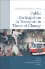 Public Participation in Transport in Times of Change - Book