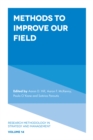 Methods to Improve Our Field - Book