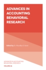 Advances in Accounting Behavioral Research - eBook