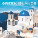 Greek Islands Calendar 2025 Square Travel Wall Calendar - 16 Month - Book