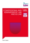 SQE - Constitutional and Administrative Law and EU Law 4e - Book