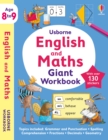 Usborne English and Maths Giant Workbook 8-9 - Book