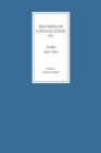 Records of Convocation XV: York, 1625-1861 - eBook