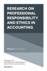 Research on Professional Responsibility and Ethics in Accounting - eBook