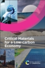 Critical Materials for a Low-carbon Economy - Book