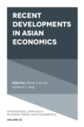 Recent Developments in Asian Economics - Book
