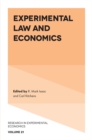 Experimental Law and Economics - Book