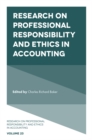 Research on Professional Responsibility and Ethics in Accounting - eBook