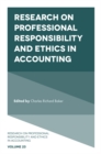 Research on Professional Responsibility and Ethics in Accounting - Book