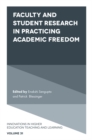 Faculty and Student Research in Practicing Academic Freedom - Book