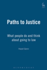 Paths to Justice : What People Do and Think About Going to Law - Book