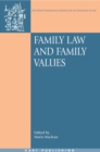 Family Law and Family Values - Book