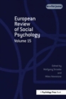 European Review of Social Psychology: Volume 15 - Book