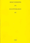 Discussions in Egyptology 63 (2005) - Book