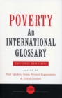 Poverty : An International Glossary - Book