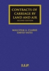 Contracts of Carriage by Land and Air - Book