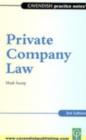 Practice Notes on Private Company Law - eBook