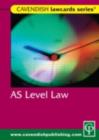 Cavendish: AS Level Lawcard - eBook