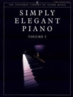 Steinway Library of Piano Music: Simply Elegant Piano. Vol.1 (UK Version) - Book