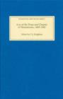 Acts of the Dean and Chapter of Westminster, 1609-1642 - Book