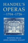 Handel's Operas, 1704-1726 - Book