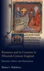 Romance and its Contexts in Fifteenth-Century England : Politics, Piety and Penitence - Book