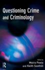 Questioning Crime and Criminology - Book